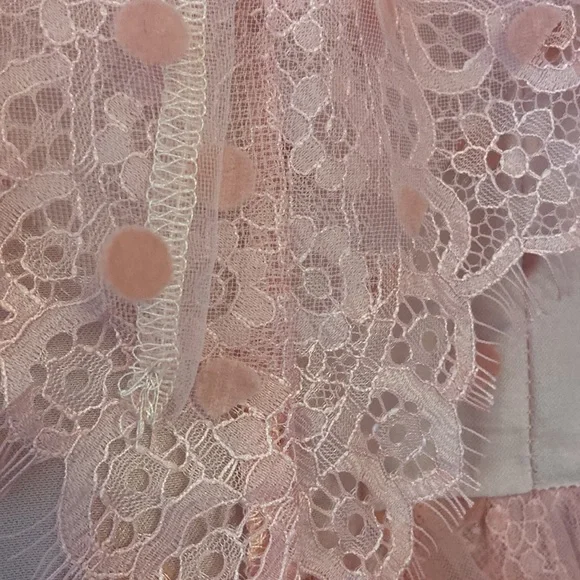 Pink Spring Ruffle Dress - Picture 2 of 4